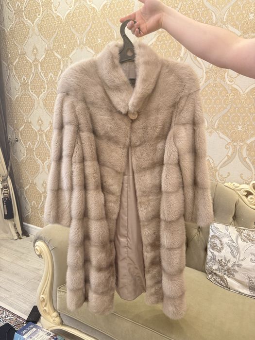 Норковая шуба размер с-м