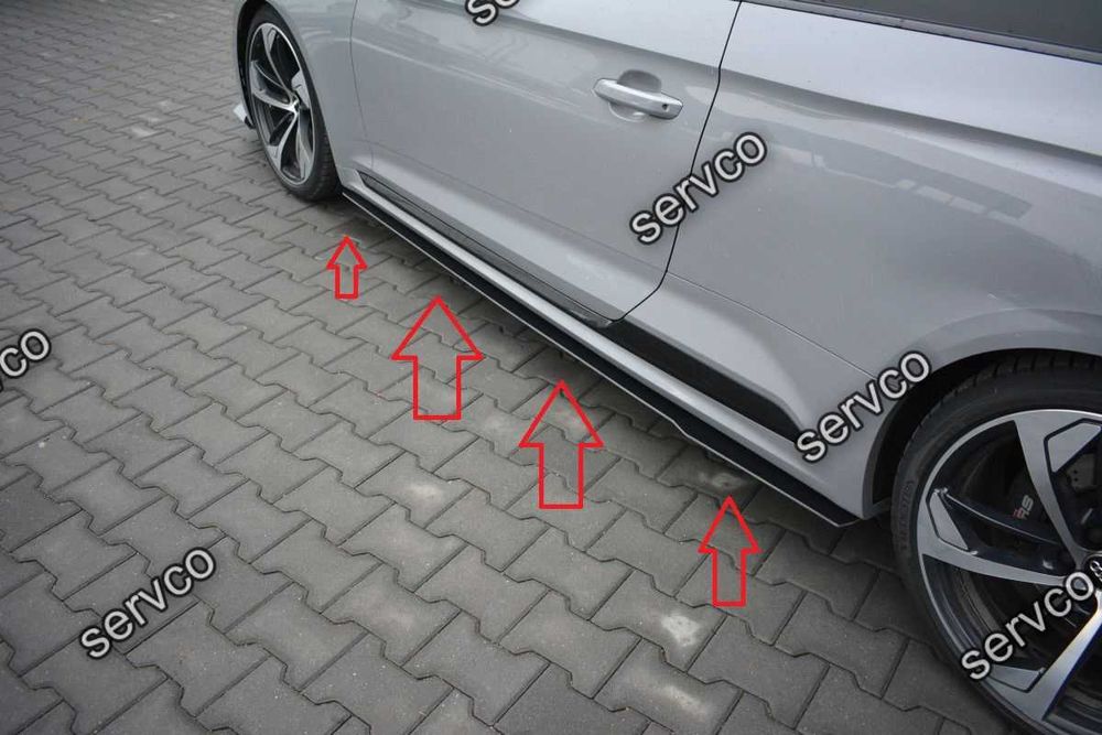 Pachet Body kit tuning Audi A5 RS5 Mk2 F5 Coupe 2017-2019 v7 - Maxton