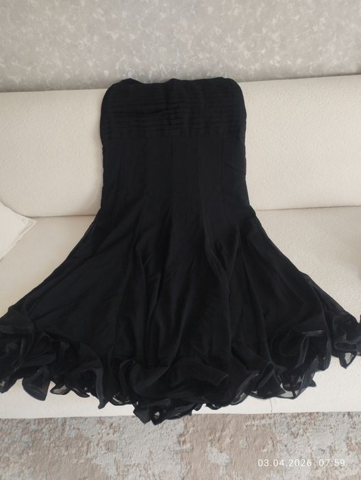 Черная юбка-рыбка