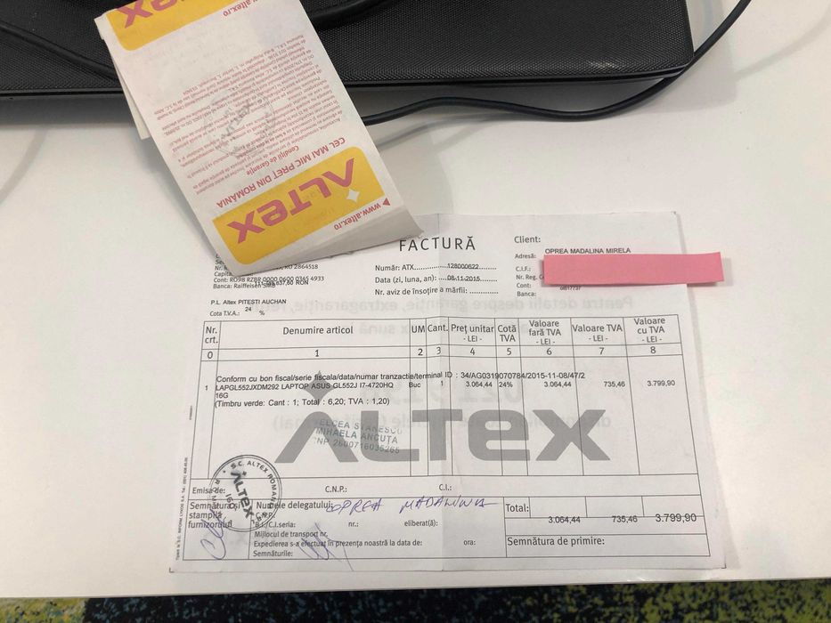 Laptop Gaming ASUS GL552J I7-4720HQ