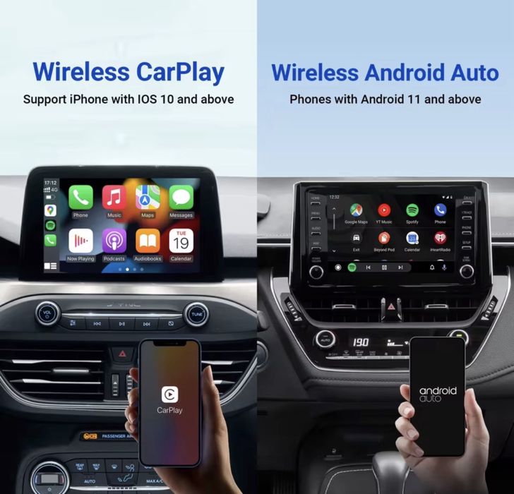 CarPlay & Android Auto Adaptor Wireless Dongle