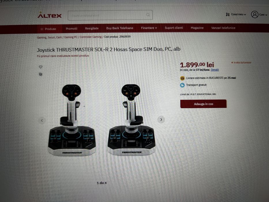 Joystick Thrustmaster SOL-R 2