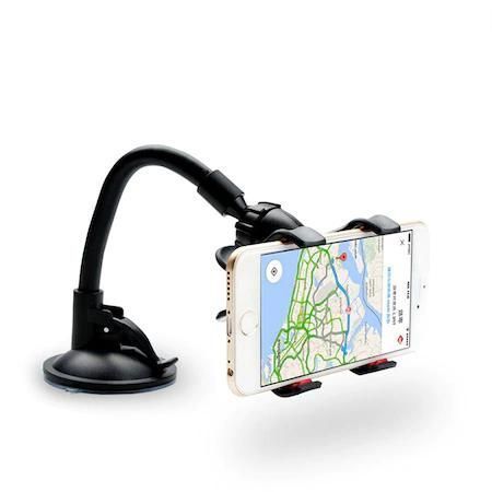 Стойка за телефон с вакуум и гъвкаво рамо 360 градуса- 8556