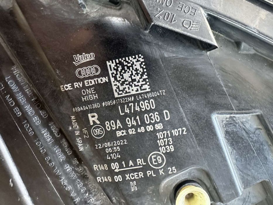 Audi Q4 E-tron Matrix 89A941036D