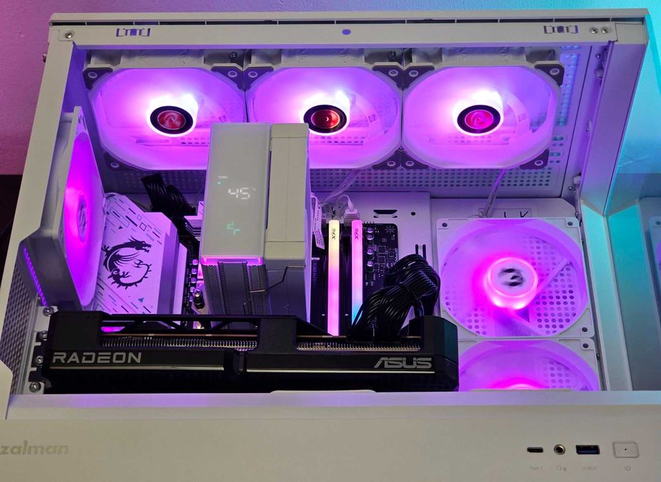 Ryzen 5-7500F/RX 9060XT 8GB/RAM 32GB/SSD 1TB/Чисто Нов+Гаранция