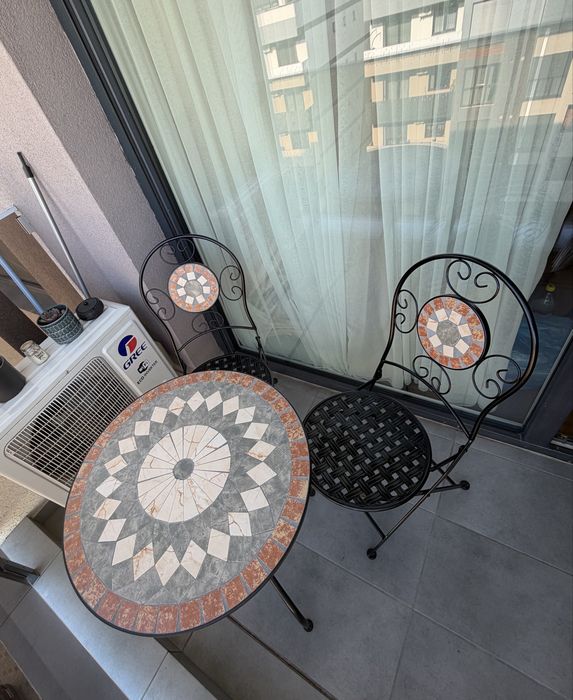 Set gradina masa si scaune fier