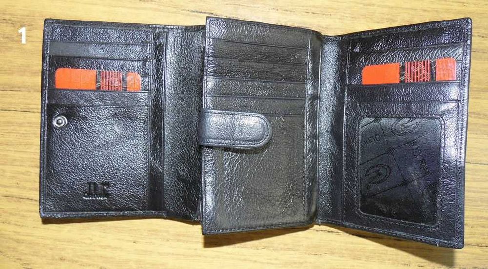 Кожен портфейл, подходящ за подарък - 3 бр. различни