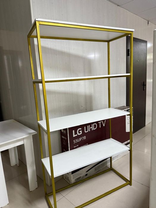 Белый шкаф стеллаж