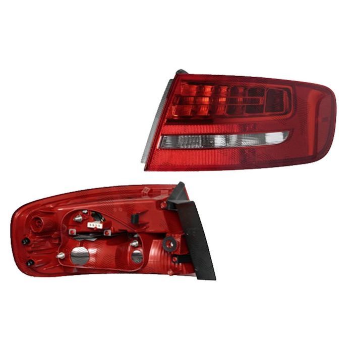 Stop spate lampa Audi A4/S4 (B8), 11.2007-10.2011 Combi, partea dreapta, exterior, cu suport becuri, cu LED, Depo