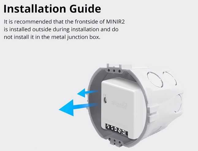 Sonoff Mini Wifi смарт реле, прекъсвач 10А - ewelink