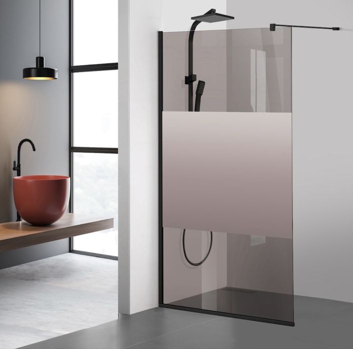 Pravan sticla dus walk-in