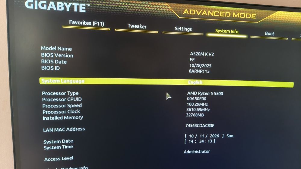 Kit PC complet Ryzen 5 5500