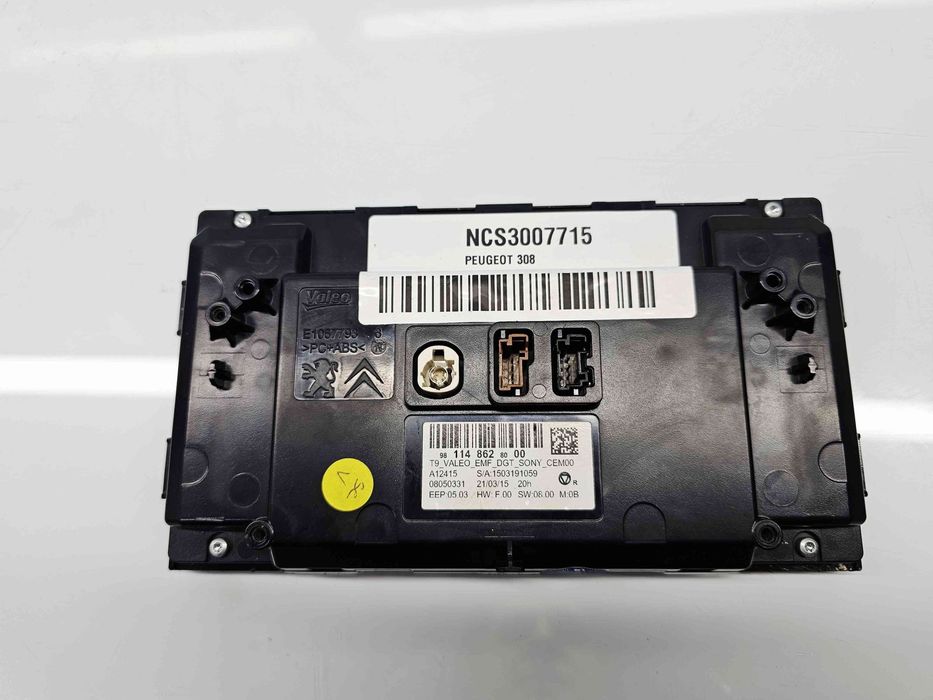 Display bord Peugeot 308 (II) [Fabr 2013-2020] 981148628000