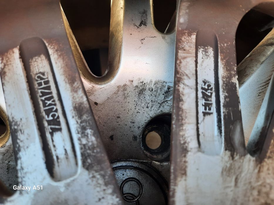 Ляти джанти с гуми за АУДИ, 5×112, 17цола