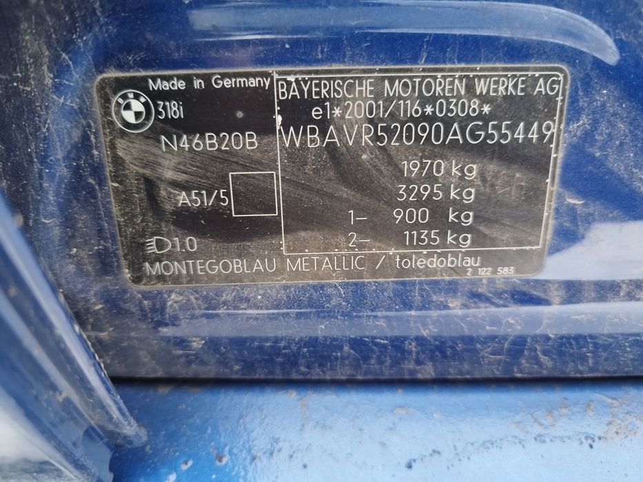 BMW E91   N46B20B на части