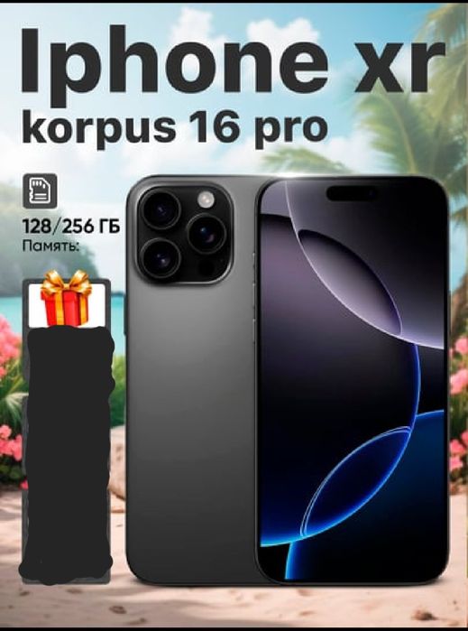 iPhone XR korpusi 16 pro