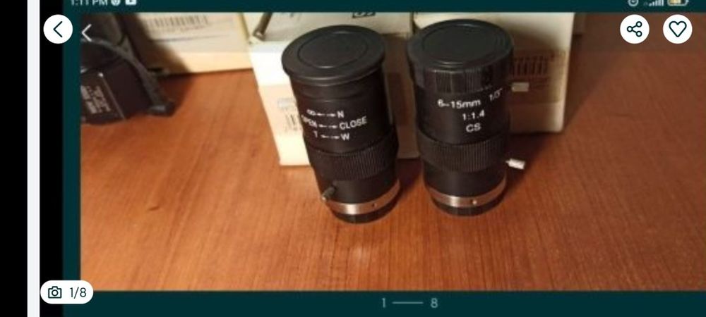 Obiective camere supraveghere CCTV , fix , manual și autoiris