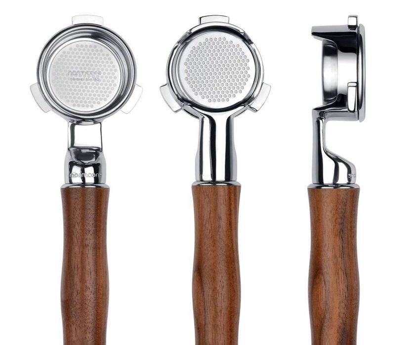 Portafiltru fara fund/bottomless Normcore 54mm - Lemn de nuc