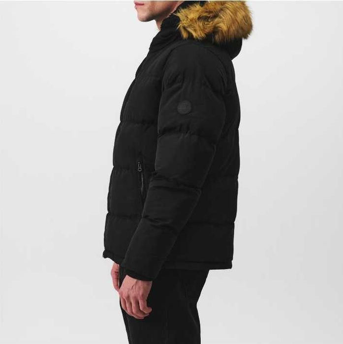 мъжко яке за зимата с подплата и два ципа SoulCal 2 Zip Bubble Jacket