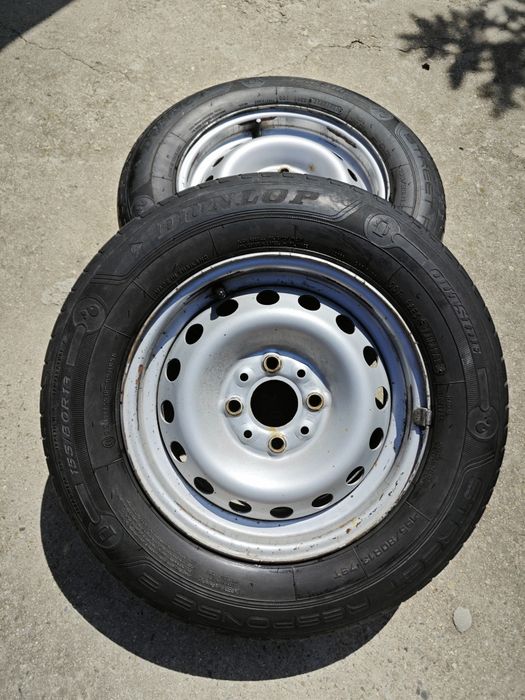 4 броя джанти 13 цола с летни гуми