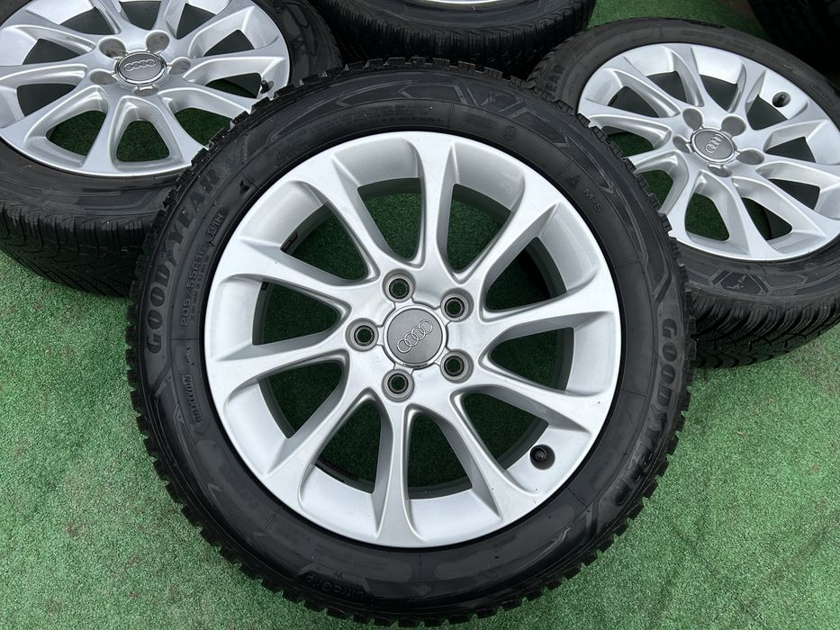 5х112 16 оргинални audi със зимни гуми