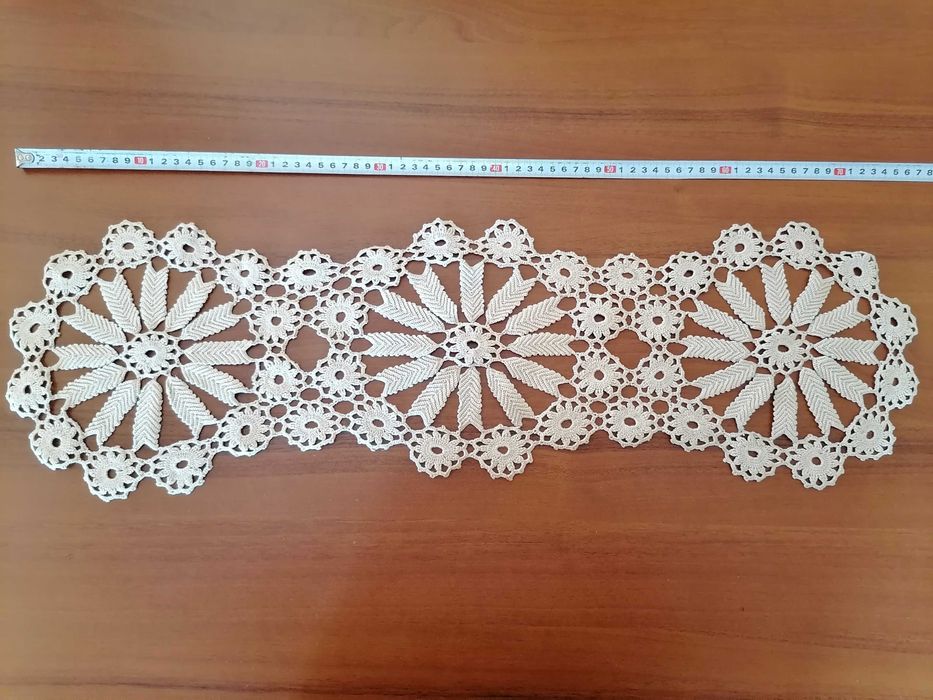 Малки покривки плетени на една кука от 25см до 110см