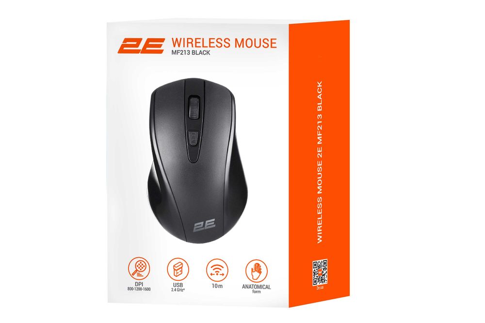 } Мышь 2Е MF213 WL Black