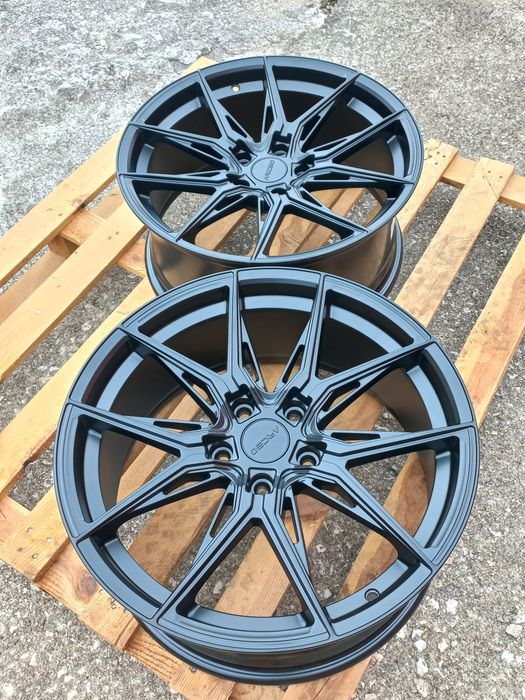 19"Marsille Bmw 5×120 E46 E90 E91 E92 F10 G11 F12 X1 X3 X5 4x4 Black Matt .8.5ж ет33