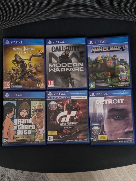 Продам или обменяю игры PS4