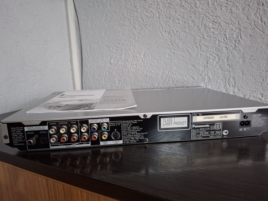 Продам DVD/CD Player Panasonic DVD-S75