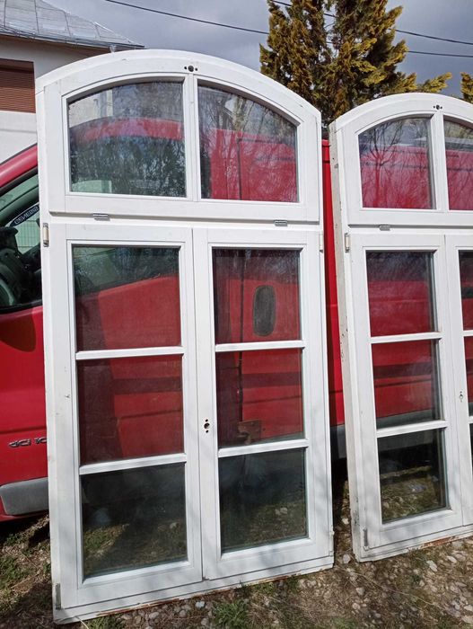 Ferestre boltite/arcada lemn stratificat+geam termopan