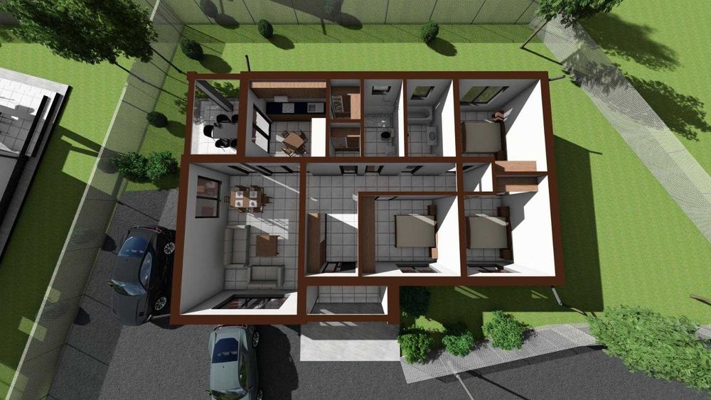 Casă pe parter de vânzare, situată pe Str. nr. 9 din Tăuții Măgherăuș.