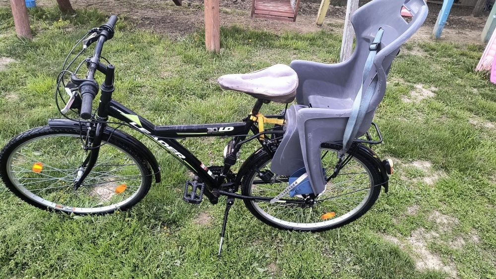 Bicicleta cu scaun pentru copii