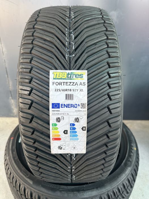 Нови всесезонни гуми TBB TIRES FORTEZZA AS 225/40R18 92Y XL БОРД 2254018