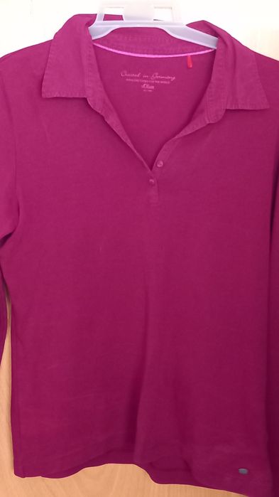 Vand cămașă/ bluza bumbac dama,nr 42/44,mov,perfecta stare,cu guler