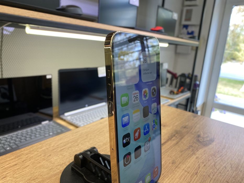 iPhone 12 Pro Max, 128 GB, Gold, АКБ76%, 2450/А10