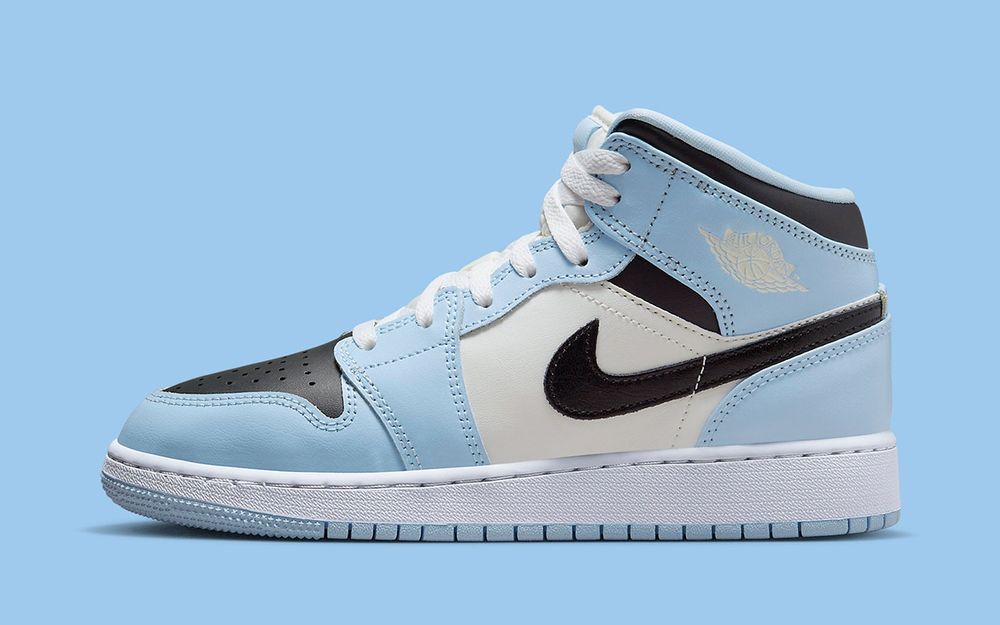 Jordan 1 mid "ice blue" 37.5 originali noi