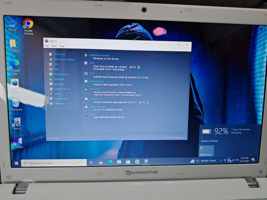 Packard Bell Easynote i5
