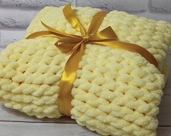 Плед ручной работы