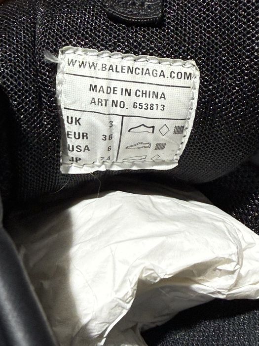 Balenciaga x Adidas Triple S White Black