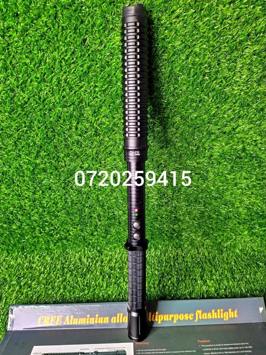 Electrosoc HY-X10 100000 KV Telescopic, cu Lanterna, CAMPING, NOU!