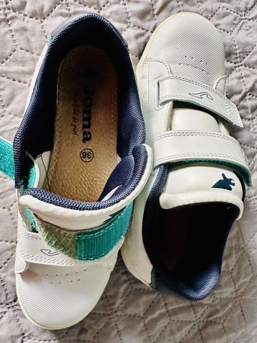 Pantofi din piele cu barete copii Joma 37