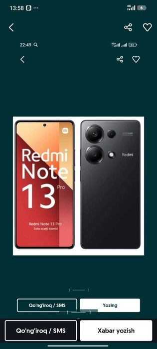 Redmi not 13 pro
