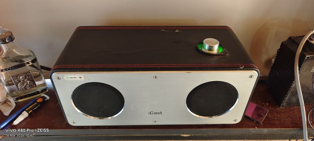 Boxa stereo ICAST spotify wireless si audio in