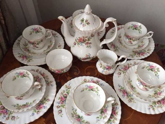 Serviciu mic-dejun Royal Alber Moss Rose nefolosit