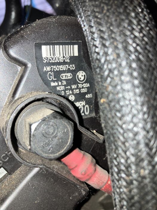 Генератор bmw двигатель м54 м52