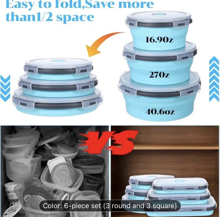 Set caserole silicon pliabile