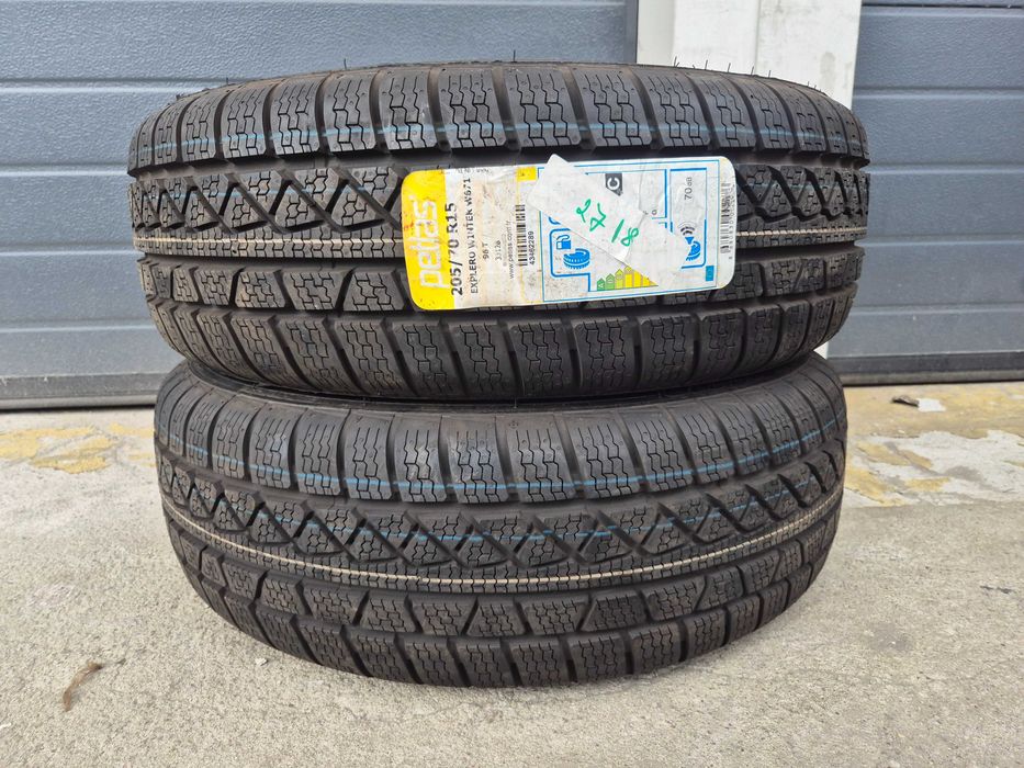 2 Anvelope M+S IARNA - 205/70/15 96T - PETLAS - NOI - DOT 2018 !