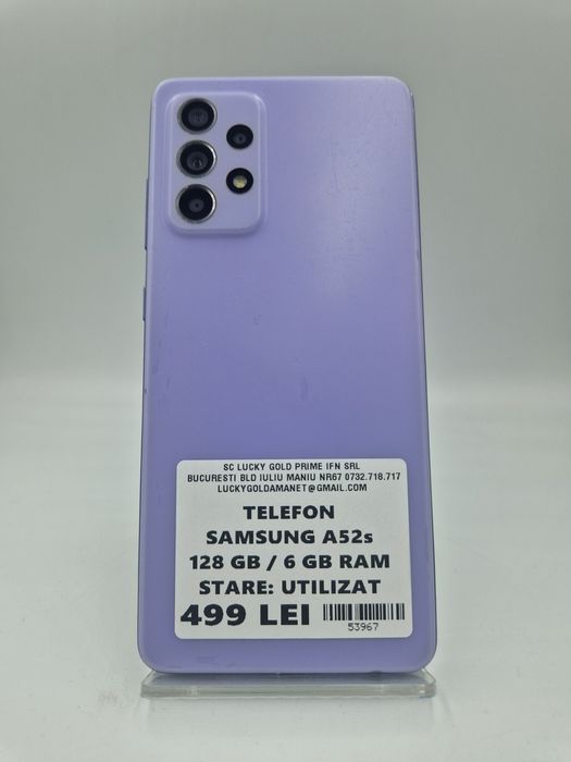 Samsung A52s 128GB / 6GB RAM Garanție #53967