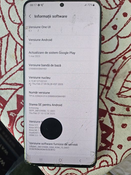 Samsung s 20 ultra 5g display spart functional